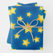 Sternmuster Geschenkpapier Set (Beispiel)