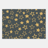 Sternmuster Geschenkpapier Set (Vorderseite 2)