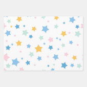 Sternmuster Geschenkpapier Set (Vorderseite 3)