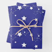 Sternmuster Geschenkpapier Set (Beispiel)