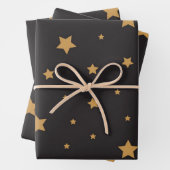 Sternmuster Geschenkpapier Set (Beispiel)