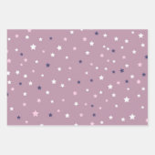 Sternmuster Geschenkpapier Set (Vorderseite 2)