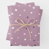 Sternmuster Geschenkpapier Set (Beispiel)
