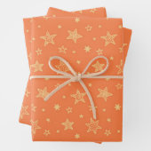 Sternmuster Geschenkpapier Set (Beispiel)