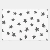Sternmuster Geschenkpapier Set (Vorderseite 3)