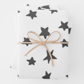 Sternmuster Geschenkpapier Set (Beispiel)