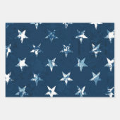 Sternmuster Geschenkpapier Set (Vorderseite 3)