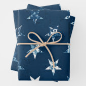 Sternmuster Geschenkpapier Set (Beispiel)