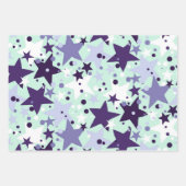Sternmuster Geschenkpapier Set (Vorderseite 2)