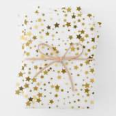 Sternmuster Geschenkpapier Set (Beispiel)