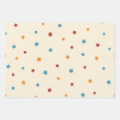 Sternmuster Geschenkpapier Set (Vorderseite 3)
