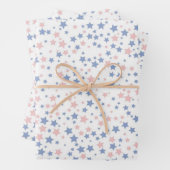 Sternmuster Geschenkpapier Set (Beispiel)