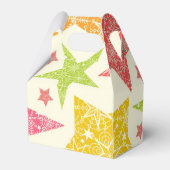 Sternmuster Geschenkschachtel (Rückseite)