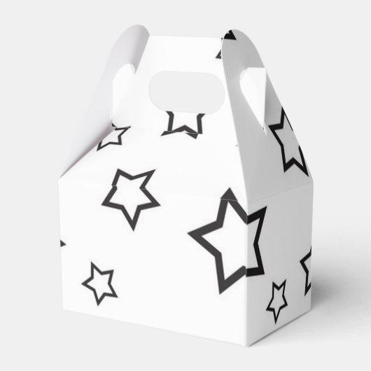 Sternmuster Geschenkschachtel (Rückseite)