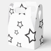 Sternmuster Geschenkschachtel (Geöffnet)