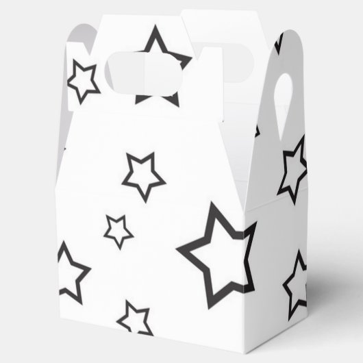 Sternmuster Geschenkschachtel (Geöffnet)