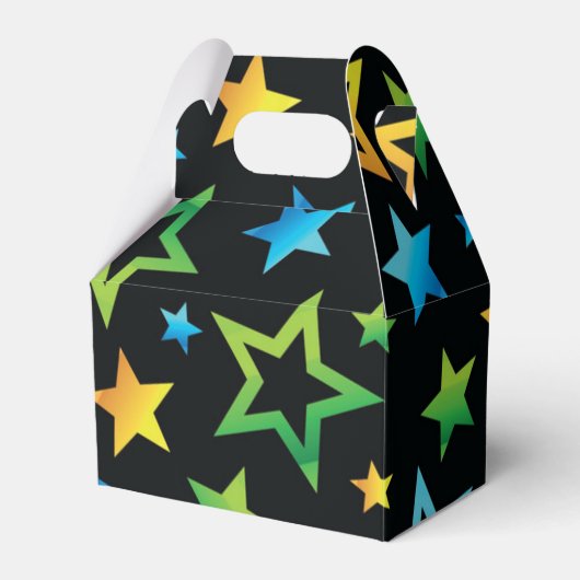 Sternmuster Geschenkschachtel (Vorderseite)