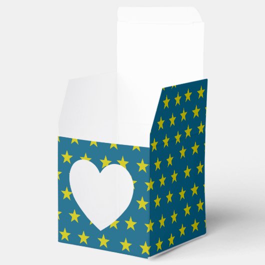 Sternmuster Geschenkschachtel (Geöffnet)