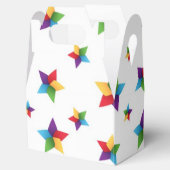 Sternmuster Geschenkschachtel (Geöffnet)