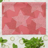 Sternmuster Geschirrtuch (Gefaltet)