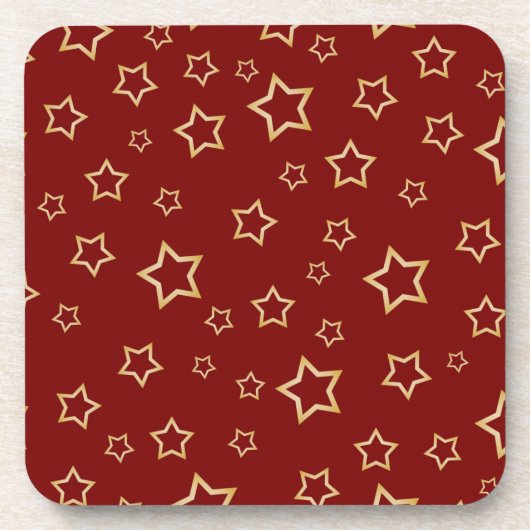 Sternmuster Getränkeuntersetzer (Vorderseite)
