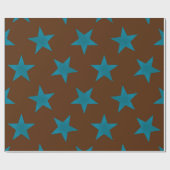 Sternmuster Golden 16 Geschenkpapier (Flach)