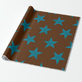 Sternmuster Golden 16 Geschenkpapier (Ungerollt)