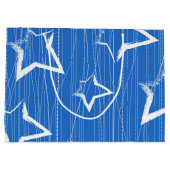 Sternmuster Große Geschenktüte (Rückseite)