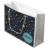 Sternmuster Große Geschenktüte (Vorderseite Schrägansicht)