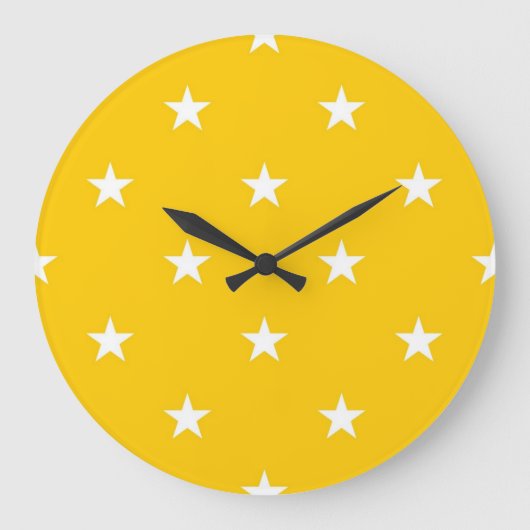 Sternmuster Große Wanduhr (Vorderseite)