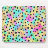 Sternmuster in 80er-Farben Mousepad (Vorne)