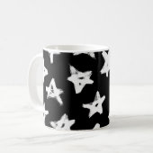 Sternmuster Kaffeetasse (Vorderseite Links)