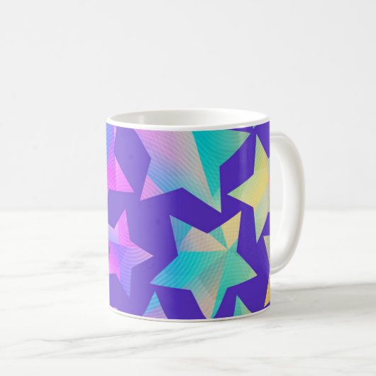 Sternmuster Kaffeetasse (VorderseiteRechts)