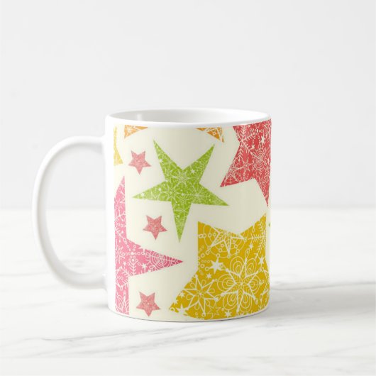Sternmuster Kaffeetasse (Links)