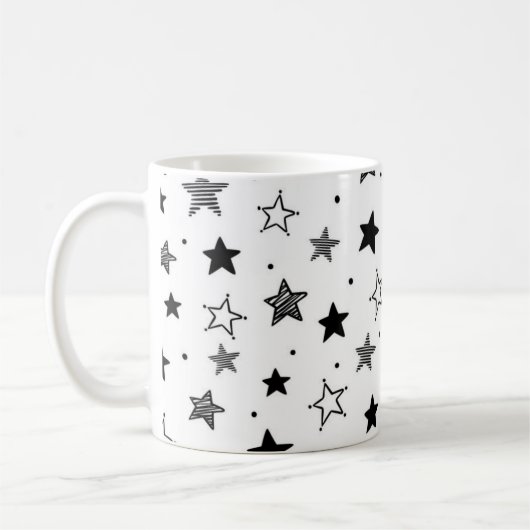 Sternmuster Kaffeetasse (Links)