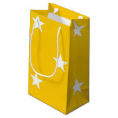 Sternmuster Kleine Geschenktüte (Rückseite Schrägansicht)