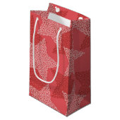 Sternmuster Kleine Geschenktüte (Vorderseite Schrägansicht)