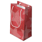 Sternmuster Kleine Geschenktüte (Rückseite Schrägansicht)