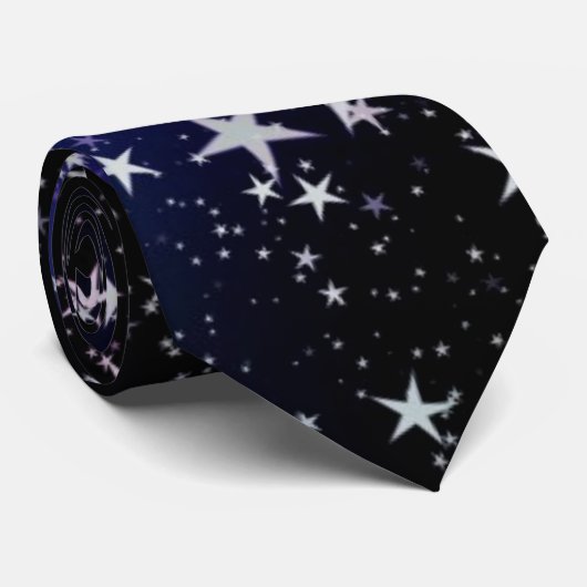 Sternmuster Krawatte (Gerollt)