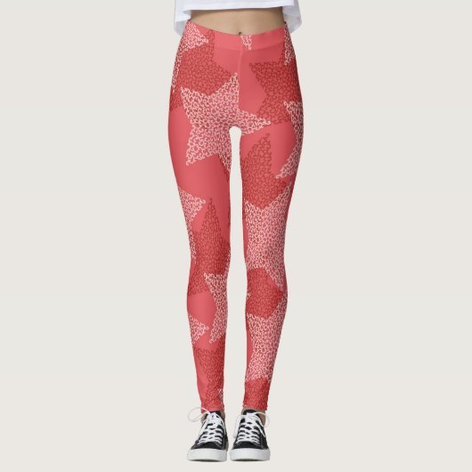 Sternmuster Leggings (Vorderseite)