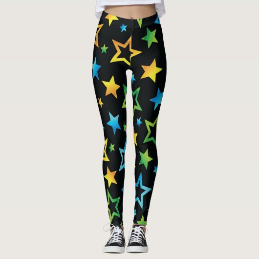 Sternmuster Leggings (Vorderseite)