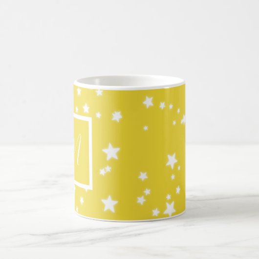 Sternmuster Monogramm Kaffeetasse (Mittel)