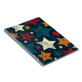 Sternmuster Notizblock (Rechte Seite)