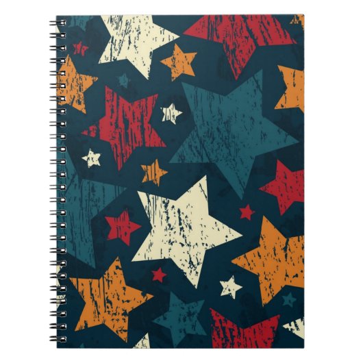 Sternmuster Notizblock (Vorderseite)