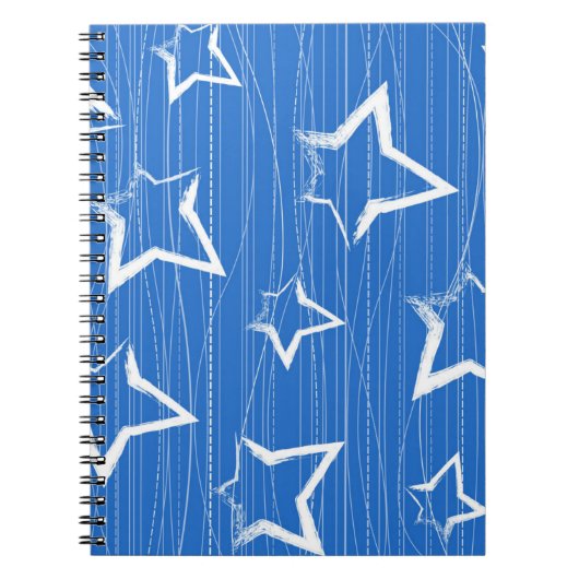 Sternmuster Notizblock (Vorderseite)