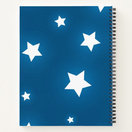 Sternmuster Notizblock (Rückseite)