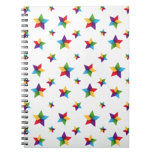Sternmuster Notizblock (Vorderseite)
