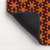 Sternmuster - Orange on Dark Brown 330000 Mousepad (Ecke)