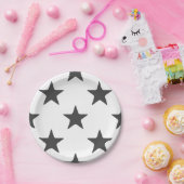 Sternmuster Pappteller (Party)