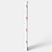 Sternmuster Pink Schwarz-weiß Samsung Galaxy Hülle (Linke Seite)